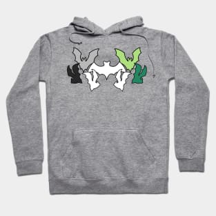 Pride Bats Aromantic Hoodie